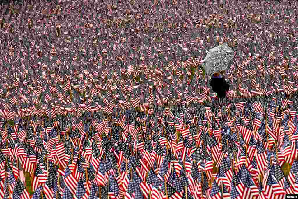 Mayo. Día de los Caídos, recordando a las víctimas del maratón de Boston.