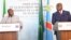 Président Evariste Ndayishimiye ya Burundi na mokokani wa ye ya RDC Félix Tshisekedi na Kinshasa, RDC.