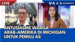 Laporan VOA untuk NusantaraTV: Antusiasme Warga Arab-Amerika di Michigan, untuk Pemilu AS