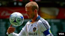 El volante internacional británico de Los Ángeles Galaxy, David Beckham, fue elegido como el Mejor Jugador de Regreso a la Liga.