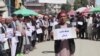 اجرای تیاتر خیابانی برای شکایت از ناامنی در شهر کابل