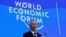 El viceprimer ministro chino Liu He habla en el Foro Económico Mundial de Davos el 17 de enero de 2023.