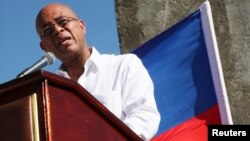Prezidan Michel Martelly (Foto REUTERS/Marie Arago 12 janvye 2015) 