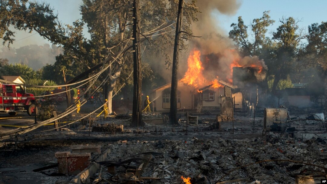 Kebakaran hutan yang melanda wilayah California (foto: dok). 