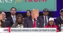 Trump se reúne con republicanos hispanos en Miami