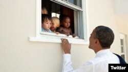 Obama Twitter message