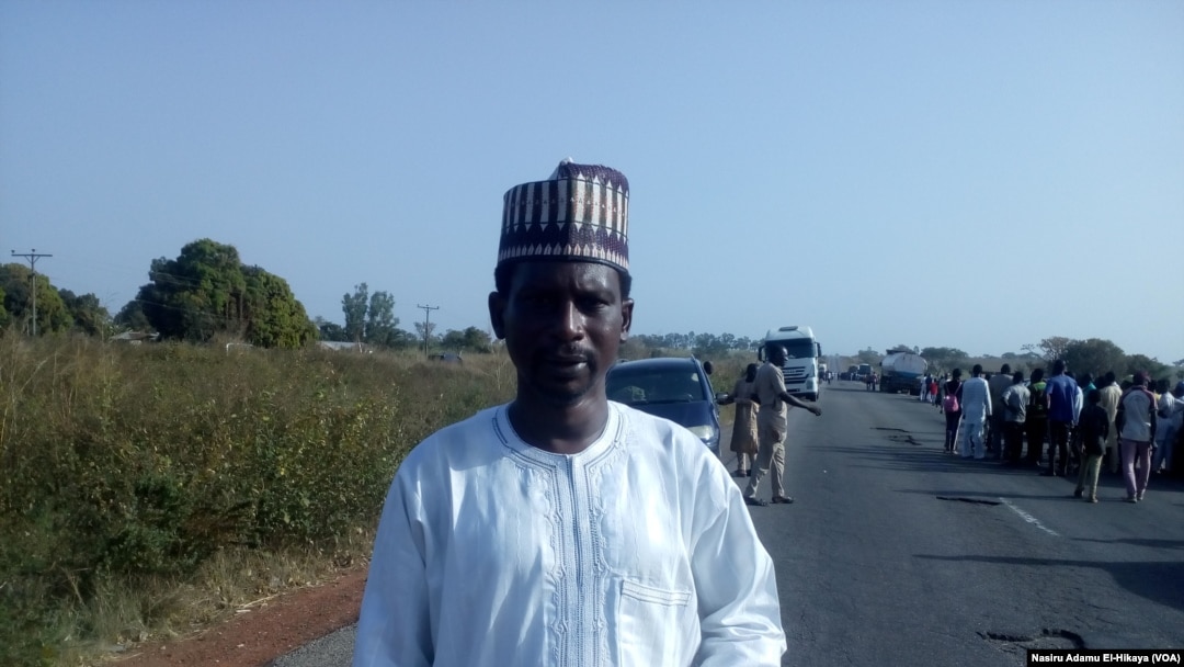 Nasiru Adamu El-Hiyaka Lokacin Kan Hanyar Kaduna Zuwa Abuja