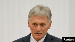 FILE: Juru bicara Kremlin Dmitry Peskov di Moskow, Rusia, 5 Juli 2024. (Evgenia Novozhenina/REUTERS)