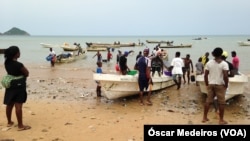 La pêche au rivage de Sao Tome, 13 janvier 2017.