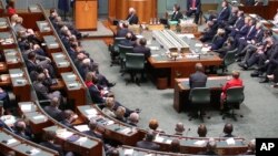 A view of the federal parliament in Canberra, Australia, file photo. 