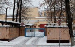 FILE - A view of the pre-trial detention center Lefortovo, where former U.S. Marine Paul Whelan is reportedly held in custody, in Moscow, Jan. 3, 2019.
