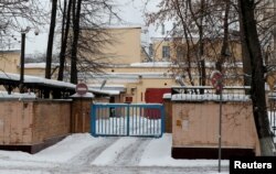 FILE - A view of the pre-trial detention center Lefortovo, where former U.S. Marine Paul Whelan is reportedly held in custody, in Moscow, Jan. 3, 2019.