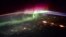 The dancing lights of the Aurora Borealis is shown over the Pacific northwest taken from the International Space Station by astronaut Scott Kelly in this handout provided by NASA, Jan. 20, 2016.