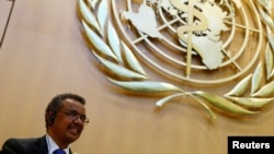 Le nouveau directeur de l'Organisation mondiale de la santé, Tedros Adhanom Ghebreyesus, à Genève, le 23 mai 2017.