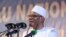 Le président IBK parle à la population à Bamako, le 14 décembre 2019. (VOA/Kassim Traoré)