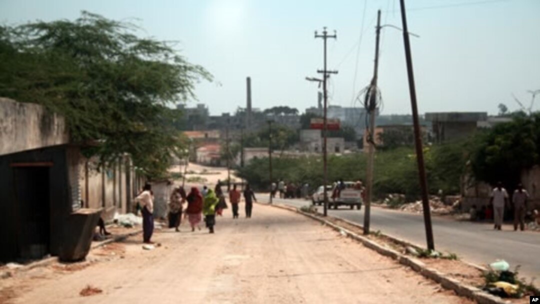 The city's once congested roads are empty of people and cars. As
many as 1.7 million residents have fled nearly daily fighting in
Mogadishu since early 2007.