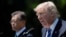 U.S. President Donald Trump (R) and South Korean President Moon Jae-in deliver a joint statement from the Rose Garden of the White House in Washington, June 30, 2017. 