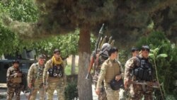 Afghan Commando forces are seen at the site of a battle field where they clash with the Taliban insurgent in Kunduz province, June 22, 2021.