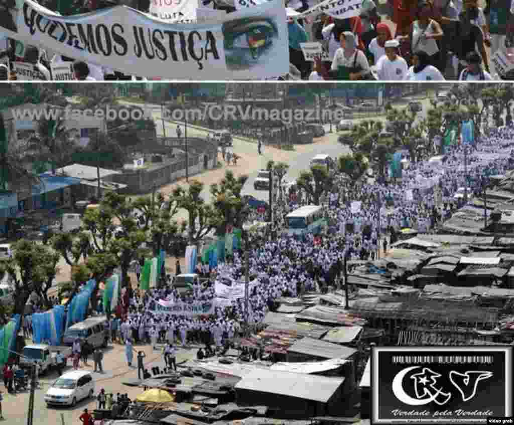 Desfile da Paz na Beira, Moçambique.