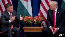 Президент Трамп принимает в Вашингтоне короля Иордании Абдаллу II (архивное фото)