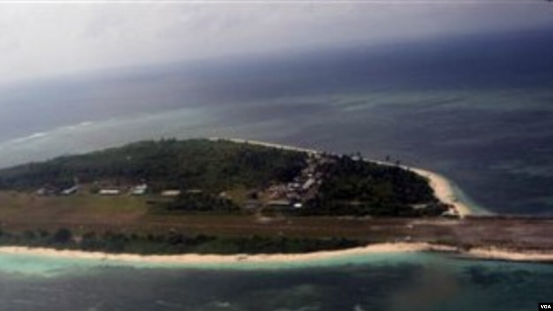 Pulau Pagasa, salah satu pulau di kepualuan Spratly yang memicu ketegangan di kawasan Laut Cina Selatan (foto:dok).