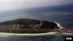 Pulau Pagasa, salah satu pulau di kepualuan Spratly yang memicu ketegangan di kawasan Laut Cina Selatan (foto:dok).