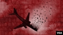 پوستر مربوط به سقوط هواپیما اوکراینی