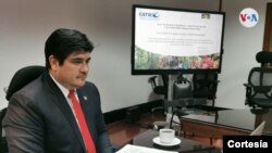 El presidente de Costa Rica, Carlos Alvarado Quesada, resaltó la importancia de una respuesta coordinada donde haya mayor igualdad entre los distintos países. [Cortesía presidencia Costa Rica].