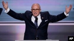 Mantan Walikota New York, Rudy Giuliani disebut sebagai kandidat utama Menlu AS pada pemerintahan Trump (foto: dok).