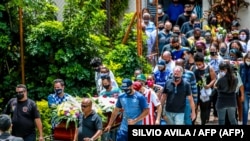 Funérailles de João Alberto Silveira Freitas à Porto Alegre au Brésil, 21 novembre 2020. 