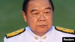 FILE - Thai Deputy Prime Minister and Defense Minister Prawit Wongsuwan.