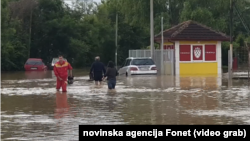 Vanredna odbrana od poplava na teritoriji cele Srbije proglašena je posle velikih padavina prošle nedelje, Foto: video grab