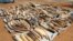 Ivory tusks are displayed after being seized by security forces at the port of Lome, Togo, Jan. 28, 2014.