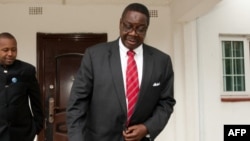 Peter Mutharika à Blantyre, le 25 mai 2014.