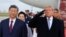Президент США Дональд Трамп и председатель КНР Си Цзиньпин на авиабазе Эндрюс. 23 сентября 2026 года. Reuters. 