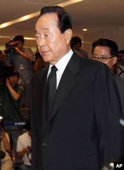 FILE - Former South Korean President Kim Young-sam, pictured in Seoul, Aug. 18, 2009.