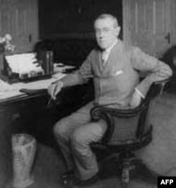 President Wilson Urges Support for Idea of League of Nations