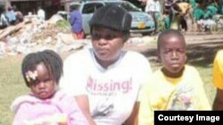 FILE: Sheffra Dzamara and her children at Africa Unity Square. (Photo: Occupy Africa Unity Square)