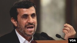 Presiden Iran Mahmoud Ahmadinejad mengatakan sanski Barat tidak akan menghentikan kemajuan ilmu dan teknologi di negaranya (foto: dok). 