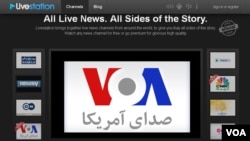 Livestation Screen Shot on VOA Channel