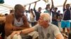 Richard Gere Visits Migrants Stuck in the Mediterranean