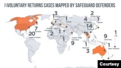 中国天网密而不失，报告揭露中国迫使海外“逃犯”非自愿回国