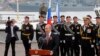 Predsednik Putin drži govor povodom Dana pobede u Sevastopolju, na Krimu, 9. maja 2014.