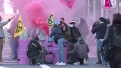 Երկուշաբթի օրը Մադրիդի կենտրոնում բողոքի ակցիա են կազմակերպել «Extinction Rebellion» խմբի կլիմայի ակտիվիստները