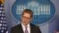 FILE - White House press secretary Jay Carney 