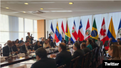 La reunión del Grupo de Lima en Canadá, el jueves (20 de febrero de 2020) será la primera de 2020 y la primera con Bolivia y Haití incorporados en el grupo. Foto: @JulioBorges.