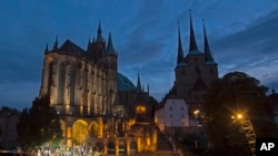 Gereja St. Severi di Erfurt, Jerman, 8 Agustus 2017, sebagai ilustrasi. (Foto: AP)