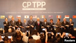 资料照：跨太平洋11国2018年3月8日签署《全面与进步跨太平洋伙伴关系协定》（CPTPP）。