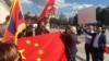 立陶宛抗議中國外交官與支持香港民主示威者扭打事件