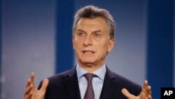 El presidente de Argentina Mauricio Macri hizo la afirmación en entrevista con diario suizo.